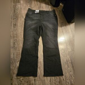 Stylish Black Flared Jeans